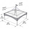 Warner Shelter Peak Marquee Tent 20&rsquo; X 20&rsquo;