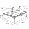 Warner Shelter Peak Marquee Tent 20&rsquo; X 30&rsquo;