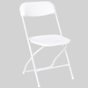 PRE White Plastic Dining Chair