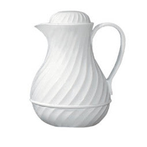 Insulated Beverage Pitcher, 40 oz. White